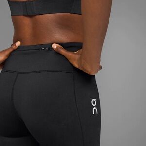On Running Black High-Waist Performance Leggings